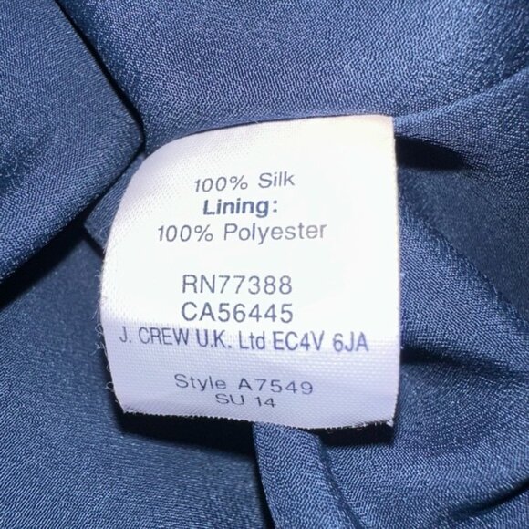 J.Crew Women’s Elegant Navy Dress Size 6T - Picture 9 of 9
